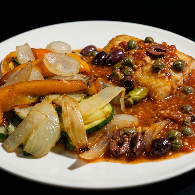 Snapper Livornese.