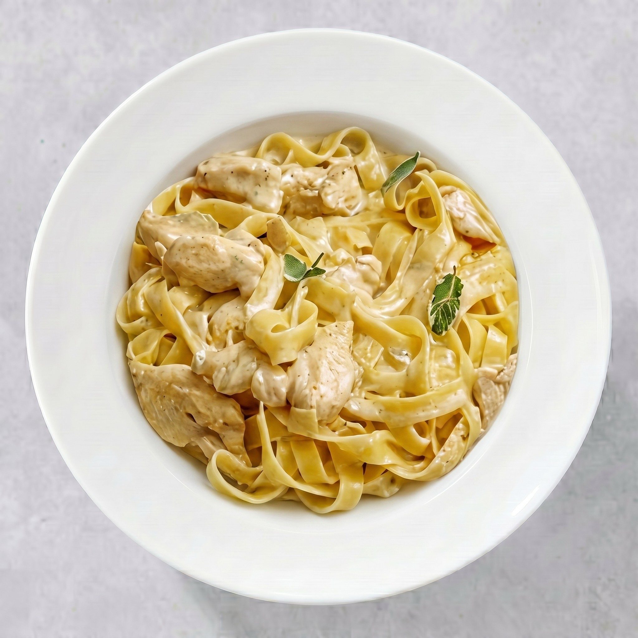 Fettuccine Alfredo.