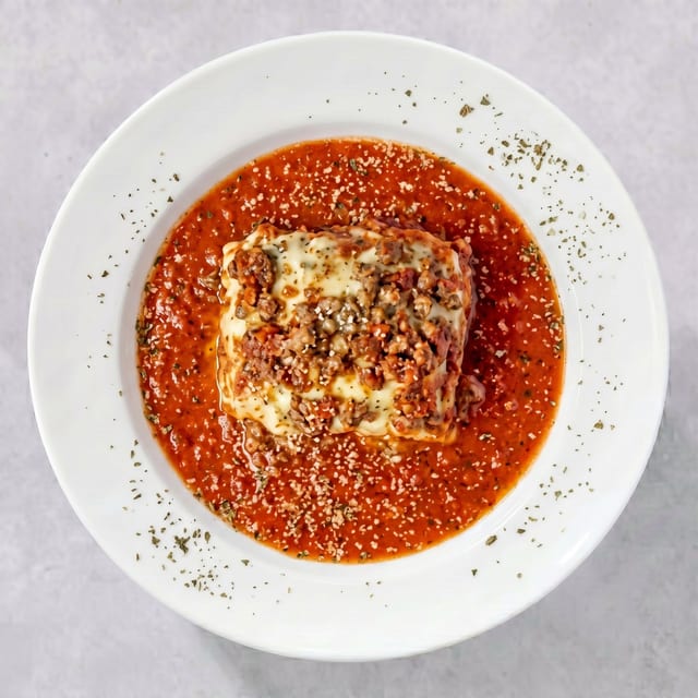Homemade Meat Lasagna.