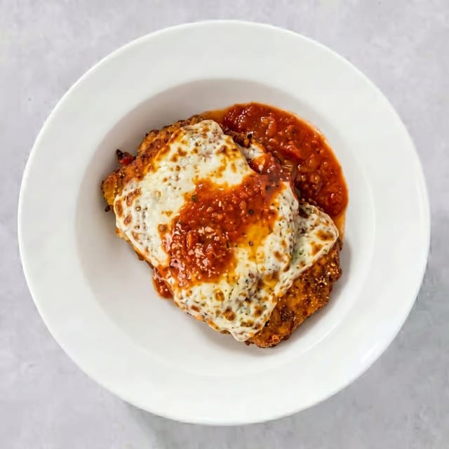 Gluten-Free Chicken Parmigiana.